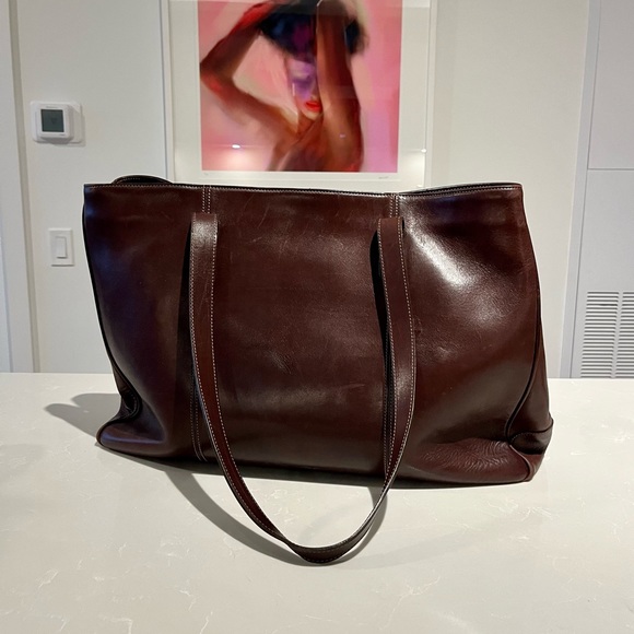 Vintage Leather Ghurka Tote - Picture 3 of 9